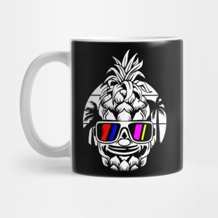 Pineapple Beach Vintage Design Mug